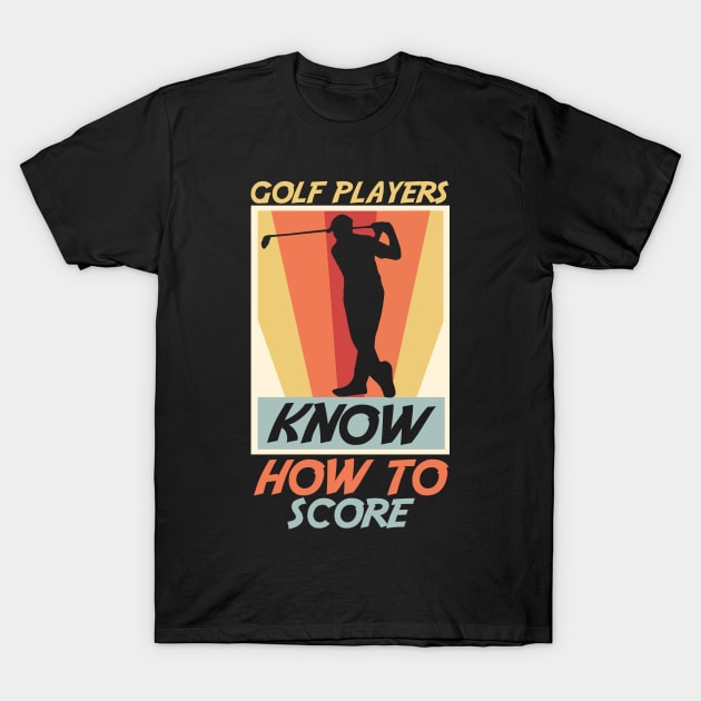 Golf Score T-Shirt by Imutobi